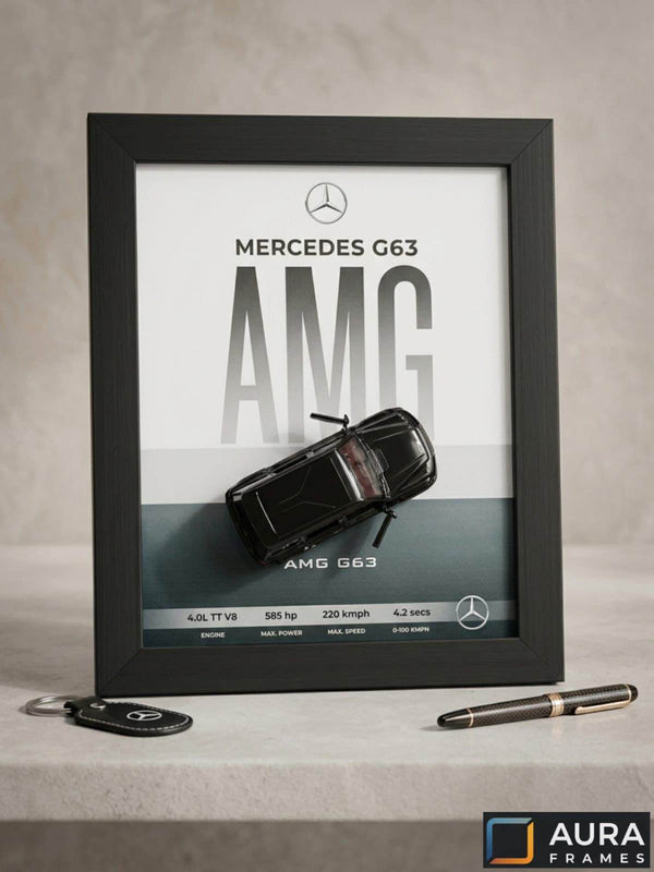 Mercedes AMG G63 3D floating car frame, view 2